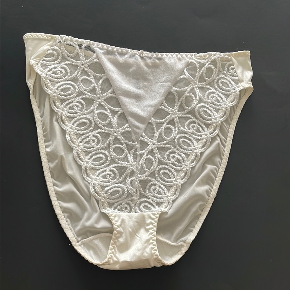 Lejaby Gelda French Elegant White Lace Panties